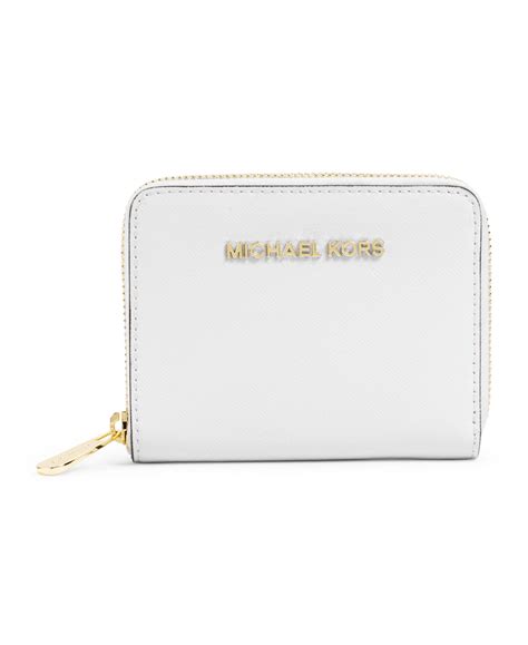 white studded michael kors walletded michael kors wallet|Michael Kors optic white wallet.